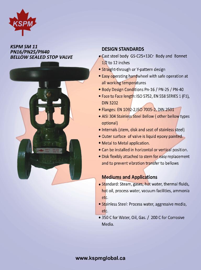 Bellow Sealed Globe Valve